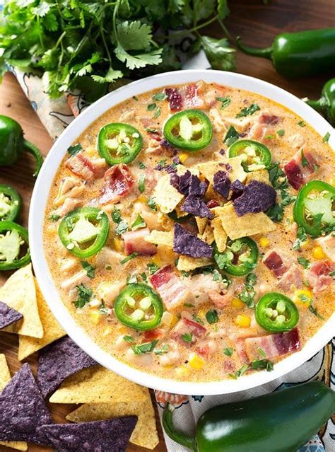 Instant Pot Jalapeño Popper Chicken Chili Simply Happy Foodie