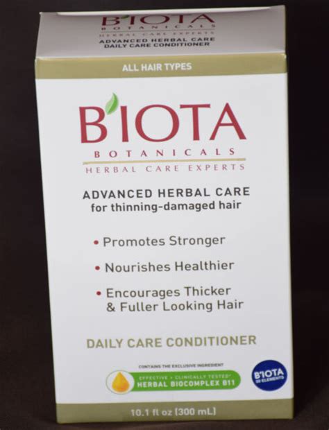 3pack Biota Botanicals Advanced Herbal Care Daily Care Conditioner 10