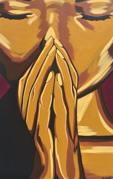 The Power Of Prayer — Arts By Nitra Prayer Art Female Art Painting