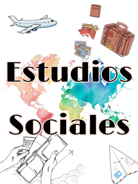 Portada Estudios Sociales Caratulas De Estudios Sociales Estudios