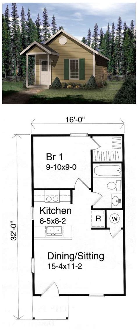 500 Square Foot Tiny House Plans