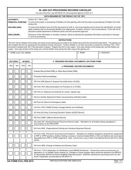 13 Army Da Forms Free To Edit Download And Print Cocodoc
