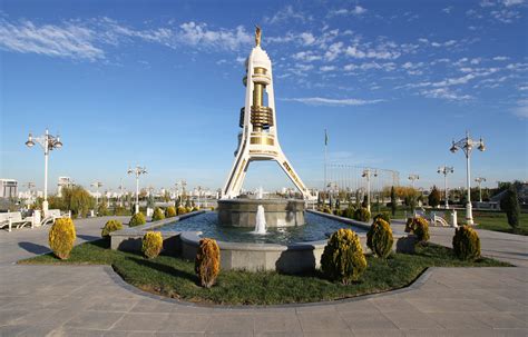 Monument Of Neutrality Ashgabat Turkmenistan Heroes Of Adventure