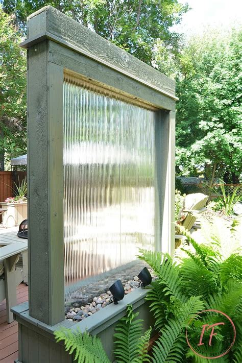 An Amazing Diy Outdoor Water Feature For Under 300 For A Backyard Deck
