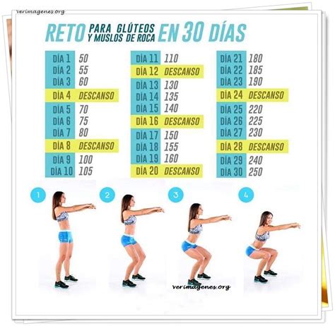 Imagenes De Reto Para Glúteos Y Muslos De Roca En 30 Días