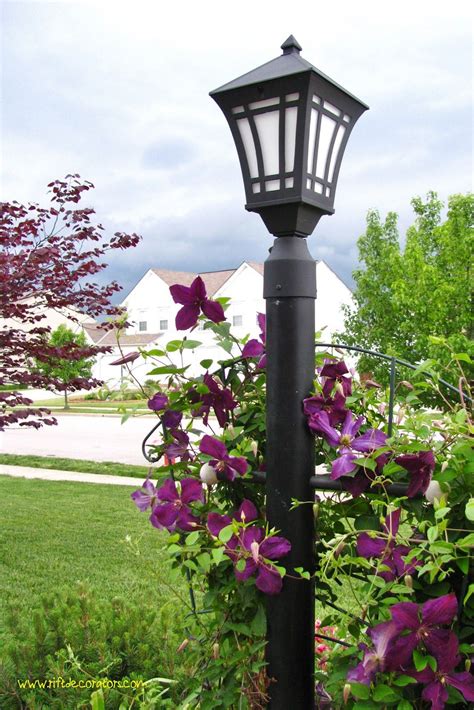 33 Elegant Garden Light Post Ideas Front Yard Light Post Home Deco
