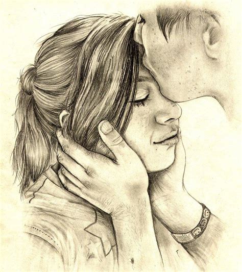 The Best 28 Love Cute Forehead Kiss Drawing Webulaky