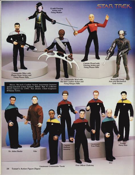 Star Trek Playmates Toy Line From The S Inch Action Figures