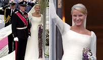 A look back at Crown Princess Mette-Marit of Norway's fairytale wedding ...
