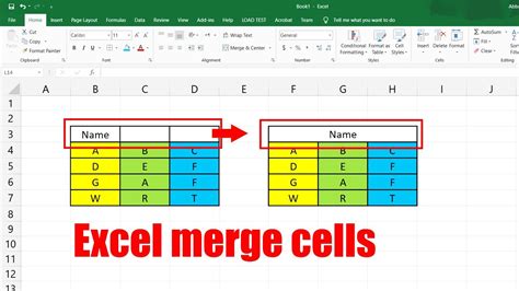 Excel Merge Cells How To Merge Cells In Excel YouTube