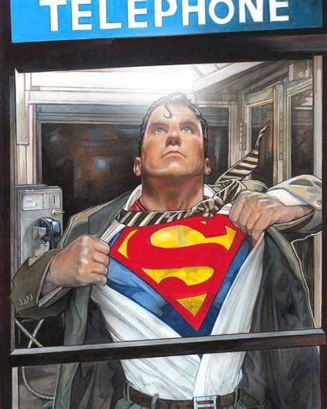 Classic Superman In Tom Flemings Painted Art Comic Art Gallery Room