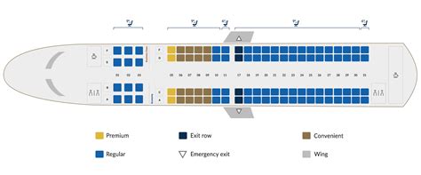 Embraer 190 Aircraft Seating Chart