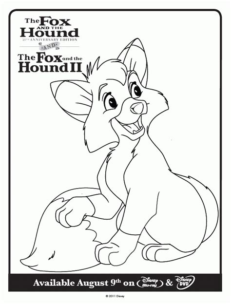 The Fox And Hound 2 Dixie Coloring Pages Coloring Pages
