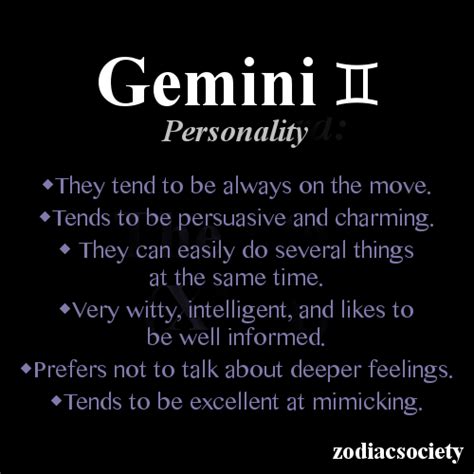 Gemini Personality Gemini Personality Gemini Traits Horoscope Gemini