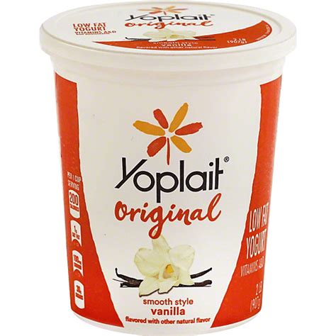 Yoplait Original Yogurt Vanilla 320 Oz Tub Low Fat And Nonfat Reasors