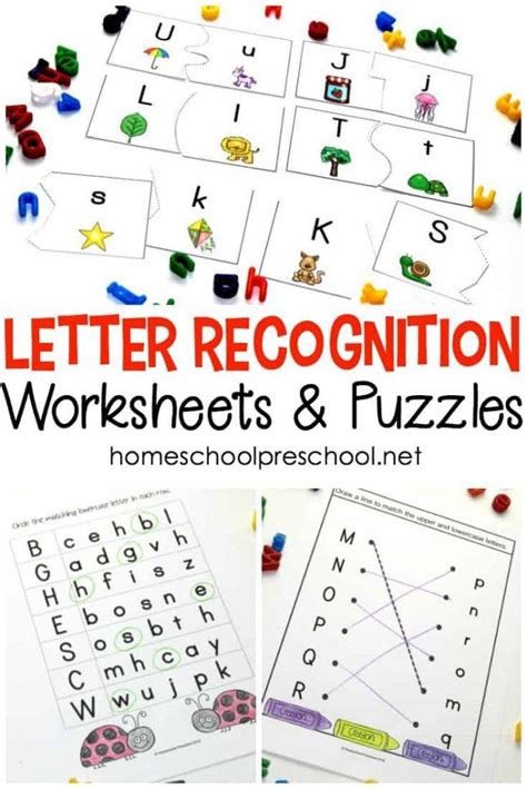 Letter Recognition Worksheets Free Printable