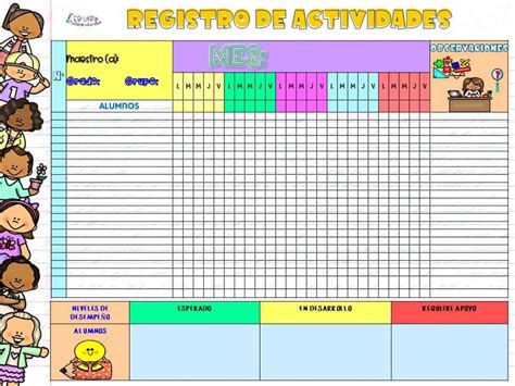 Pin de Maestra Anita en Documentación escolar Evaluaciones para preescolar Lista de alumnos