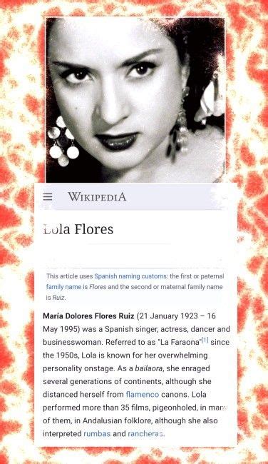 Pin En Lola Flores