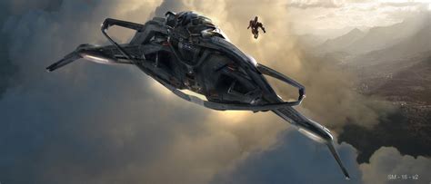 Concept Ships Avengers Age Of Ultron Concept Art By Stephan Martiniere