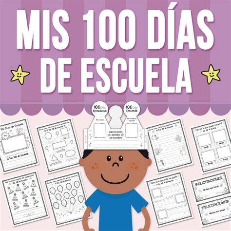 Pin On Día 100 De Escuela Actividades Para Preescolar