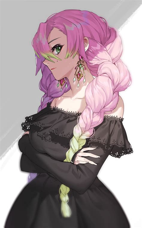 Kimetsu No Yaiba Characters Pink Hair