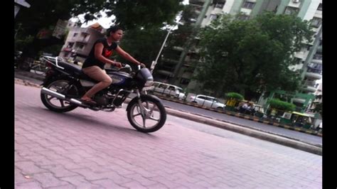 indian girl riding spelnder bike youtube