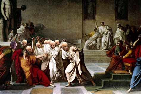 The Assassination Of Julius Caesar By The Senate 15 March 44 Bc R