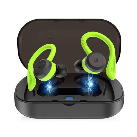 True Wireless Earbuds Tws 5 0 Bluetooth In Ear Earbuds Sweatproof Sports True Wireless