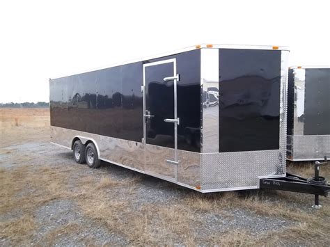 24 Vnose Enclosed Trailer Big Enclosed Trailers