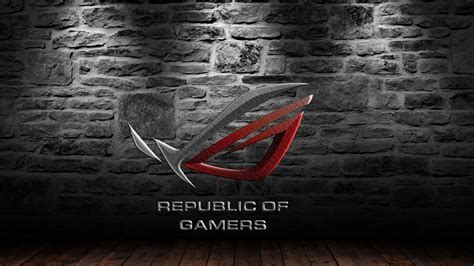 🔥 Download Asus Rog Republic Of Gamers Logo Hd 1080p Wallpaper And By