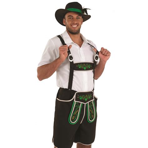 Mens Oktoberfest Bavarian German Beer Festival Lederhosen Fancy Dress