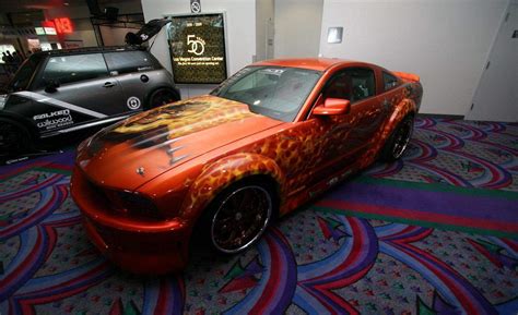 Araleh Airbrush Design On Mustang Gt