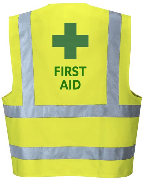 Northrock Safety First Aid Vest Singapore High Vis First Aid Vest