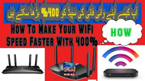 Faster internet speeds can also improve the quality of online entertainment quality by allowing us to smoothly stream music and videos or simply browse social media. How To Make Your WiFi And Internet Speed Faster With 400% ...