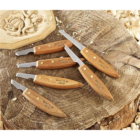 Whittlin Jack Wood Carving Set 75101 Folding Knives At Sportsmans