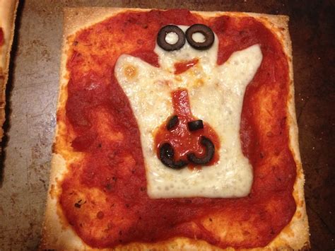 Glutenfree Halloween Ghost Pizza Recipe For National Pizza Month