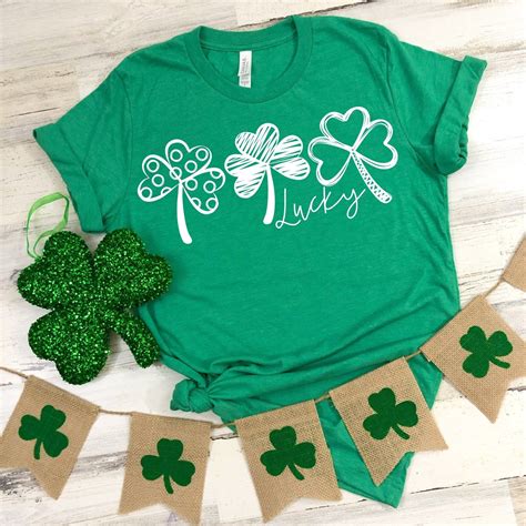 St Patricks Day St Pattys Day Shirt Lucky Shirt Let The