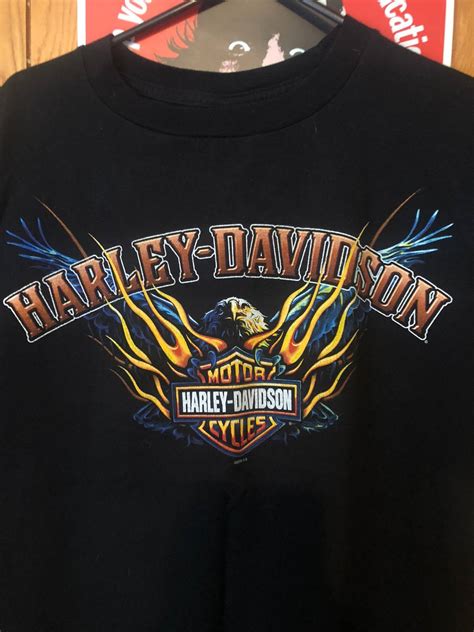 Harley Davidson Mens Harley Davidson Tee Shirt With Eagle Grailed