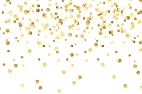 Gold Confetti Png