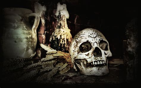 Dark skull evil horror skulls art artwork skeleton d wallpaper | 1920x1200 | 694805 | WallpaperUP