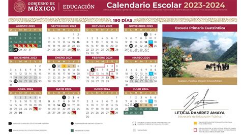 Sep Publica Calendarios Escolares Para El Ciclo Cu Les Son