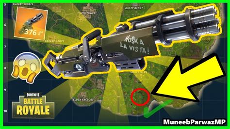 Minigun Location How To Get Legendary Minigun Everytime In Fortnite