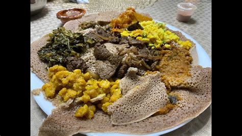 Eating Yummy Ethiopian Food Mukbang Video Youtube