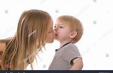 sister brother kissing adorable shutterstock stock