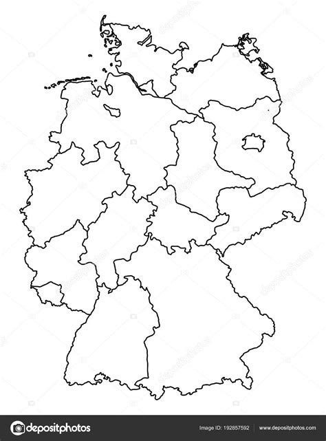 Karten d d c umriss karte deutschland landkarte deutschland (umrisskarte) : Практичні роботи з географії