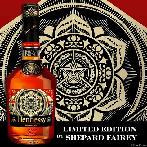 hennessy v s limited edition by shepard fairey if it s hip it s here