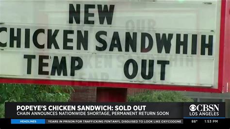 Popeyes Chicken Sandwiches Sold Out Nationwide Youtube