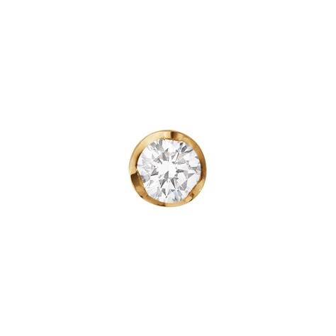 Georg Jensen Gj Signature Diamonds Stift Rh Nge I K Guld Med