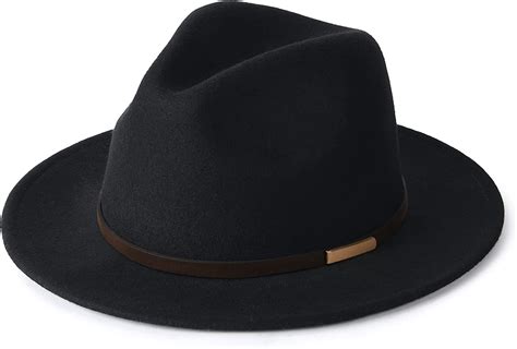 Furtalk Fedora Hats For Men Women 100 Australian Wool Felt Wide Brim