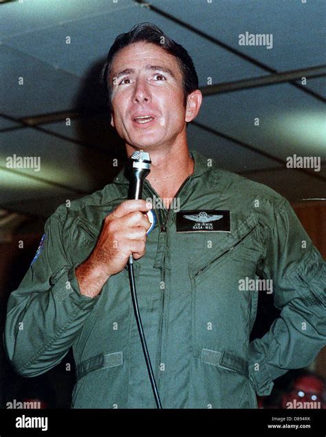 Apollo 15 Jim Irwin Aboard Uss Okinawa Stock Photo Alamy